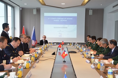 Premier dialogue sur la politique de la défense Vietnam-France - ảnh 1